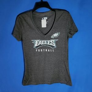 Women's Phila Eagles V Neck T-Shirt